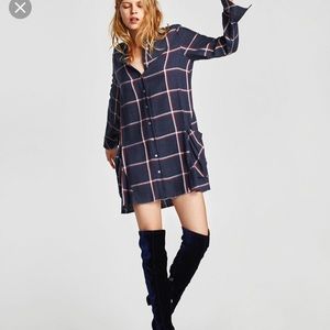 Zara shirt dress